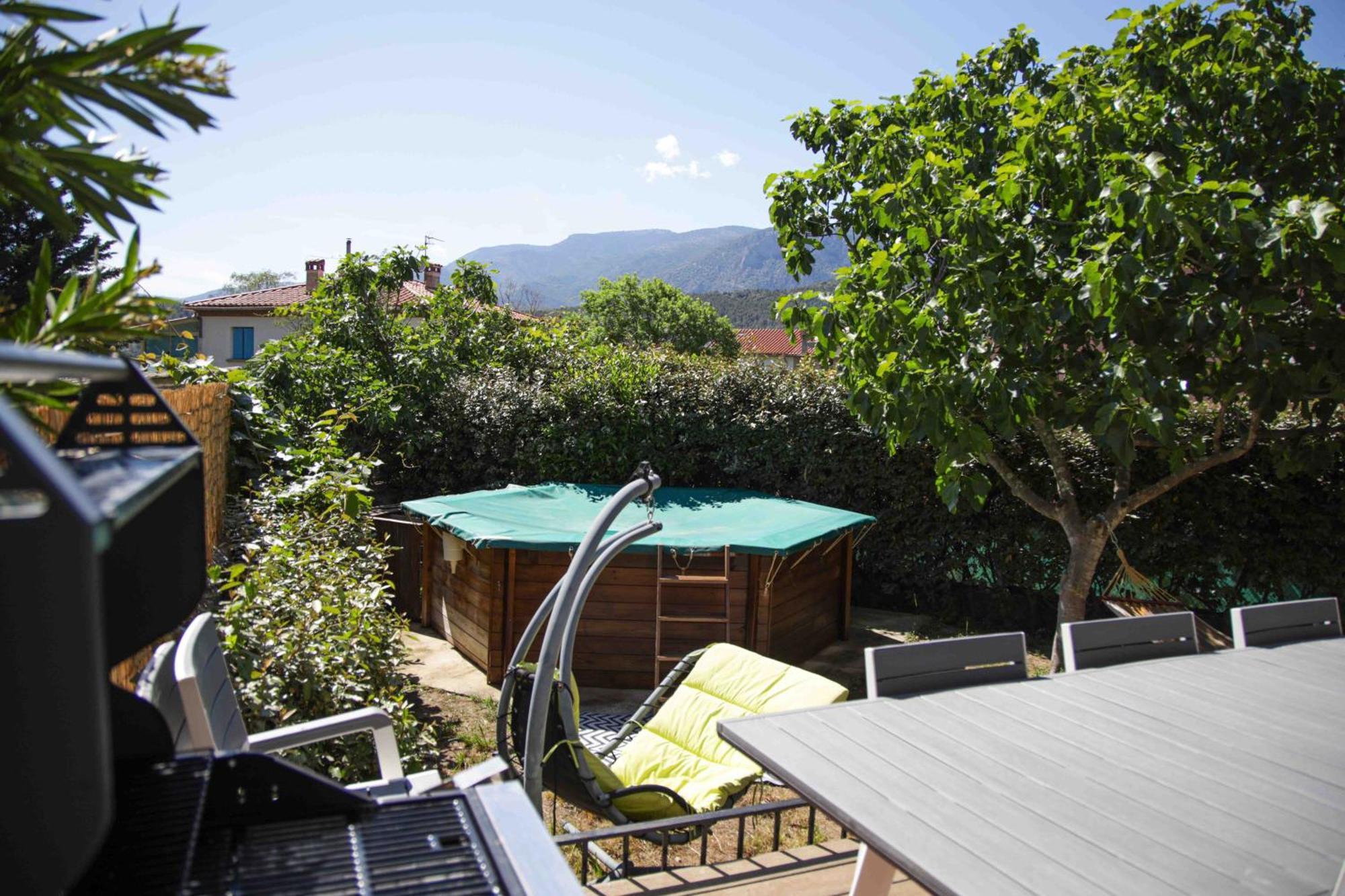 El Sola Spacieux Studio Avec Acces Jardin Et Piscine Corneilla-de-Conflent Exterior photo